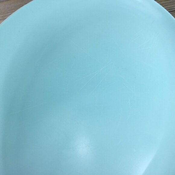 Vintage Aqua Turquoise Melmac Platter & Bowl Stetson Co. Melamine MCM - Picture 4 of 9